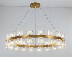 Aleksy Round Crystal Chandelier