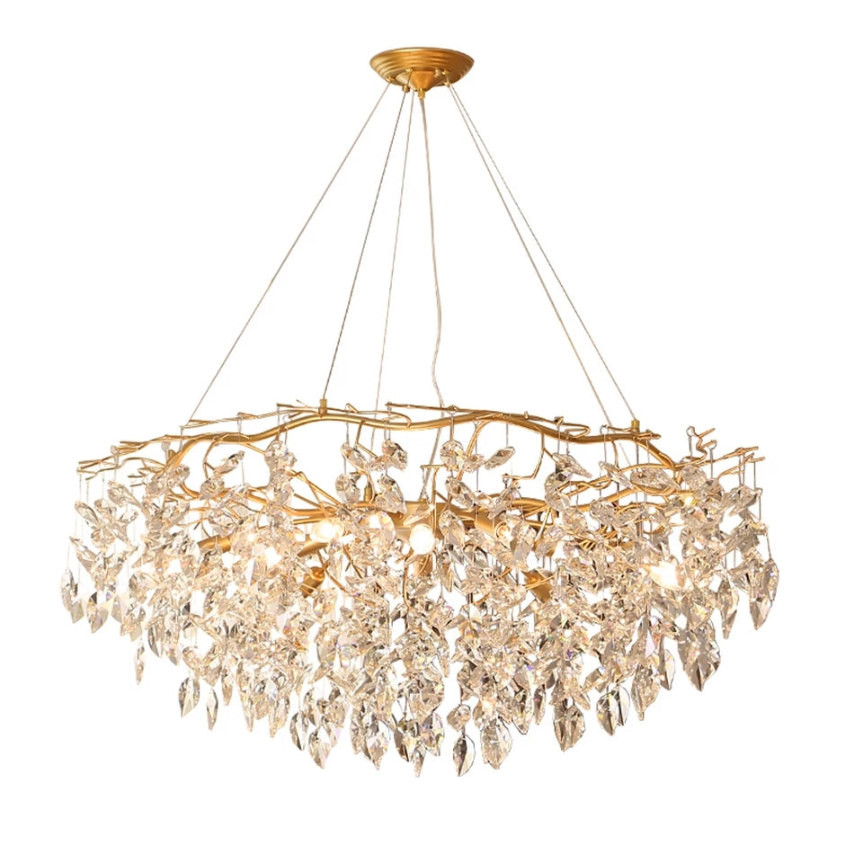 Sofia Round Branch Art Deco Crystal Chandelier – Designs and Inspirations