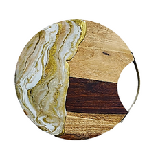 Resin Cutting Board Round Style 2