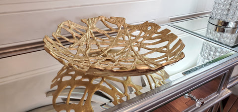 Acacia Gold Decorative Tray