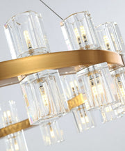 Aleksy Round Crystal Chandelier