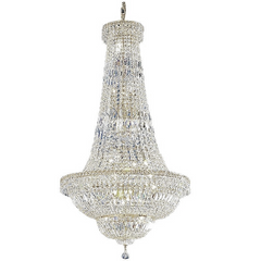 Aston 2-Story French Empire Crystal Chandelier
