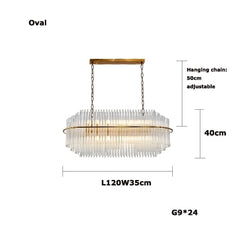 Alyx Oval Crystal Chandelier