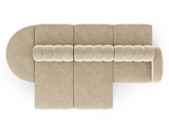 Cassia Modular Sofa | CAFFE LATTE