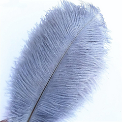 light grey feather ceiling lamp
