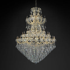 maria theresa luxury classic crystal chandelier gold