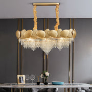 This Chandelier fits Nicely in Dining Rooms, Kitchen Islands, and Family Room Settings.
