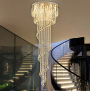 Evita 2-Story Beaded Crystal Chandelier