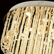 Evita 2-Story Beaded Crystal Chandelier