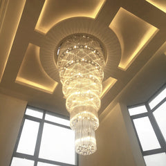 Caprice 2-Story Multi-Tier Crystal Chandelier