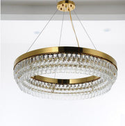 Gorgeous Round Chandelier with Gold Finish