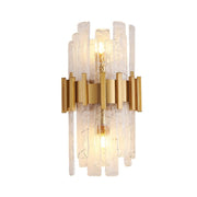Crystal wall sconce gold modern 