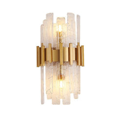 Crystal wall sconce gold modern 