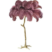 Seraphina Faux Feather Floor Lamp-