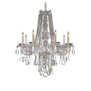 classic silver crystal chandelier