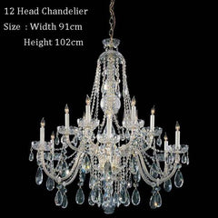 classic crystal chandelier 12 head