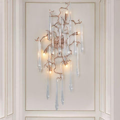 crystal branch wall sconce