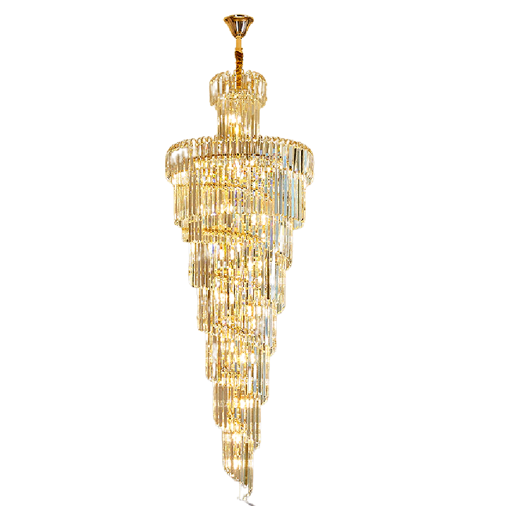 Eara 2-Story Modern Crystal Chandelier – Designs and Inspirations