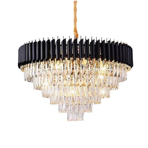 Sibyl Conical Crystal Chandelier-