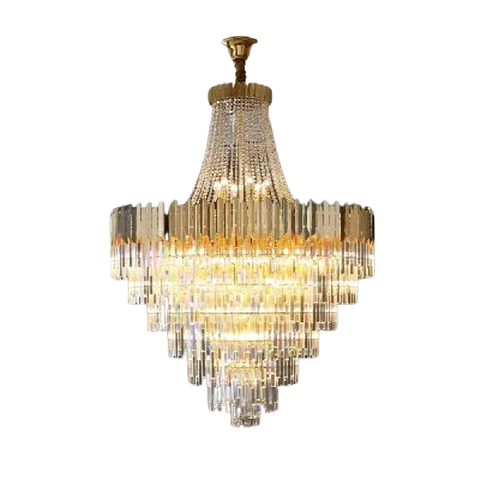 The William 2-Story Crystal Chandelier