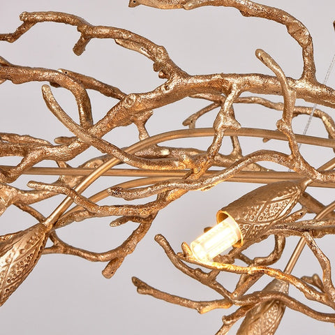 copper color intricate branch body