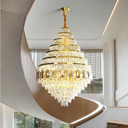 Dominique 2-Story Crystal Chandelier