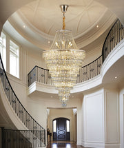 The Harabolos 2-Story Crystal Chandelier-