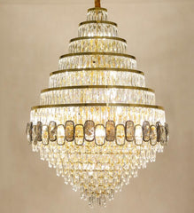 Dominique 2-Story Crystal Chandelier