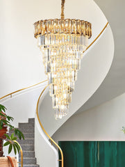 Estelle 2-Story Crystal Pendant