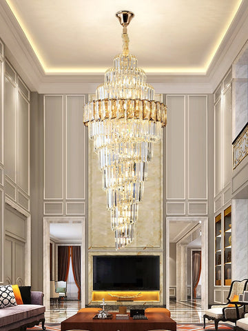 Felicity 2-Story Crystal Chandelier