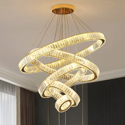 Metaxy 2-Story Multi-Ring Chandelier
