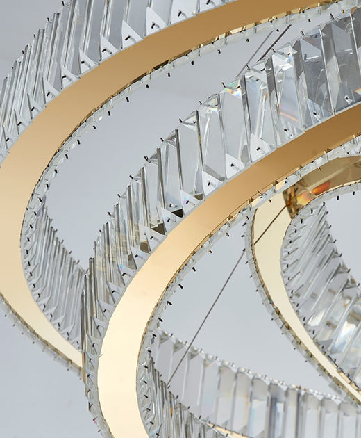 Metaxy 2-Story Modern Multi-Ring Chandelier | Designs and Inspirations