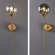 clear and tinted glass wall sconce comparison