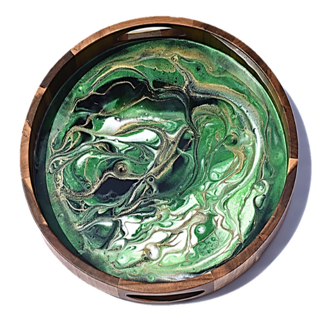 Round Resin Tray Style 3